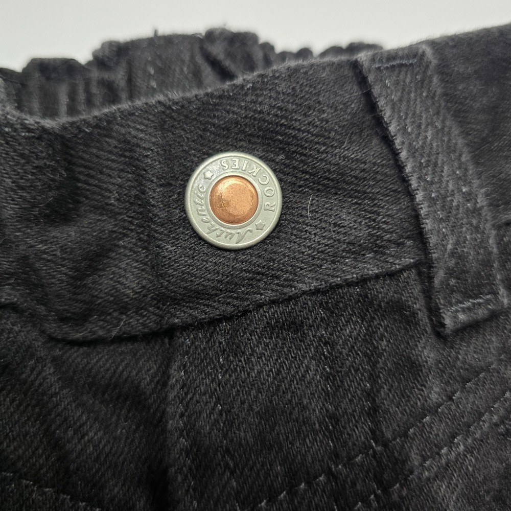 Authentic Rockies Jeanswear Kids Rare Black 12 Vintage Western - Picture 3 of 10
